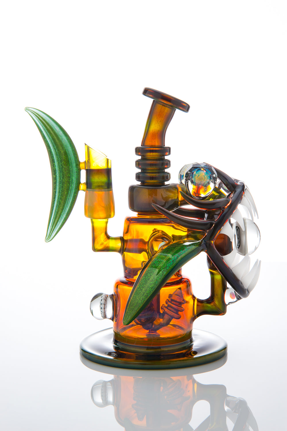 Ill Glass Alien Tech Fish Flux Cycler Collaboration with Jason Lee, Buck, Darby, and Adam G.