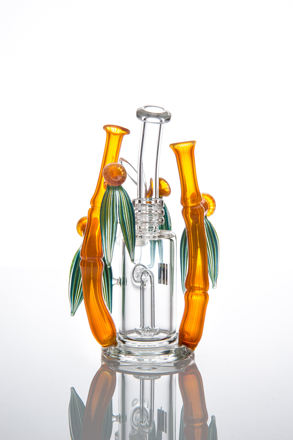 Ill Glass First Friday 50 Watt with Bamboo Shoots Collaboration with Darby Holm