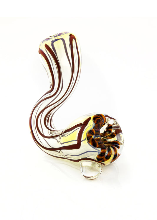 Inside Out Stand-Up Sherlock in Fire Cane and Red Stringer by Matt and Laura