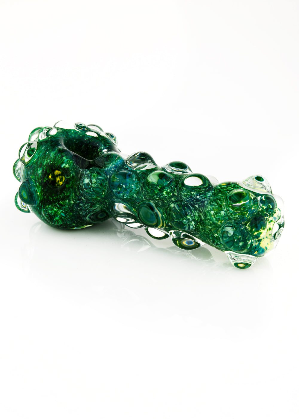 Marble Frit Spoon in Experimental Green by Matt and Laura