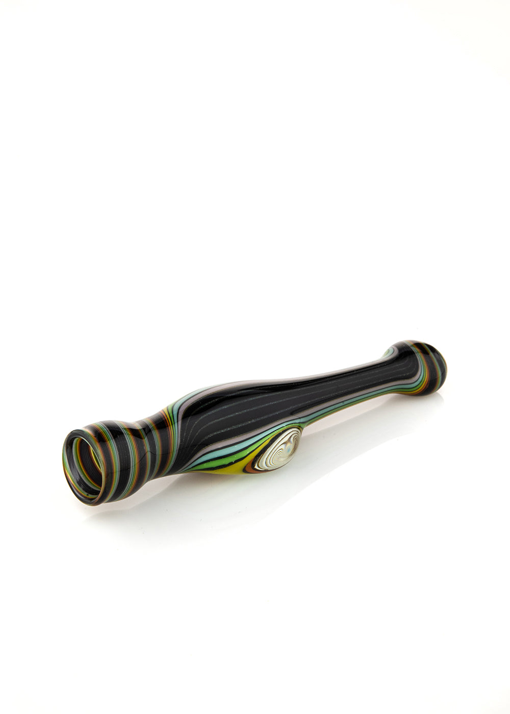 Black and Rainbow Line Work Onie By Sand