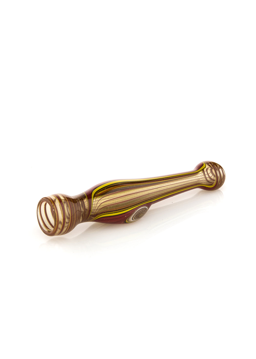 Tigers-eye And Red Line Work Onie By Sand