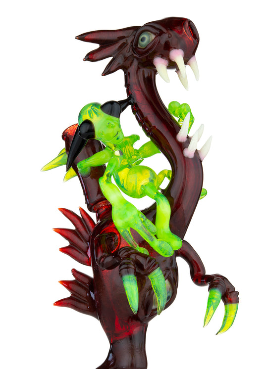 Alien Riding Alien Rig Collaboration by Salt and Brandon Martin