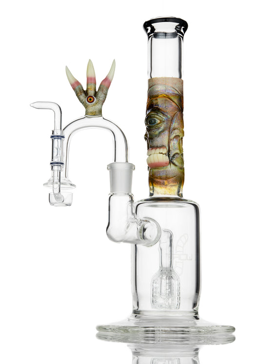 Creature Feature Oil Can with Custom Puddle Funnel Vapor Tube Collaboration by Salt and Worm