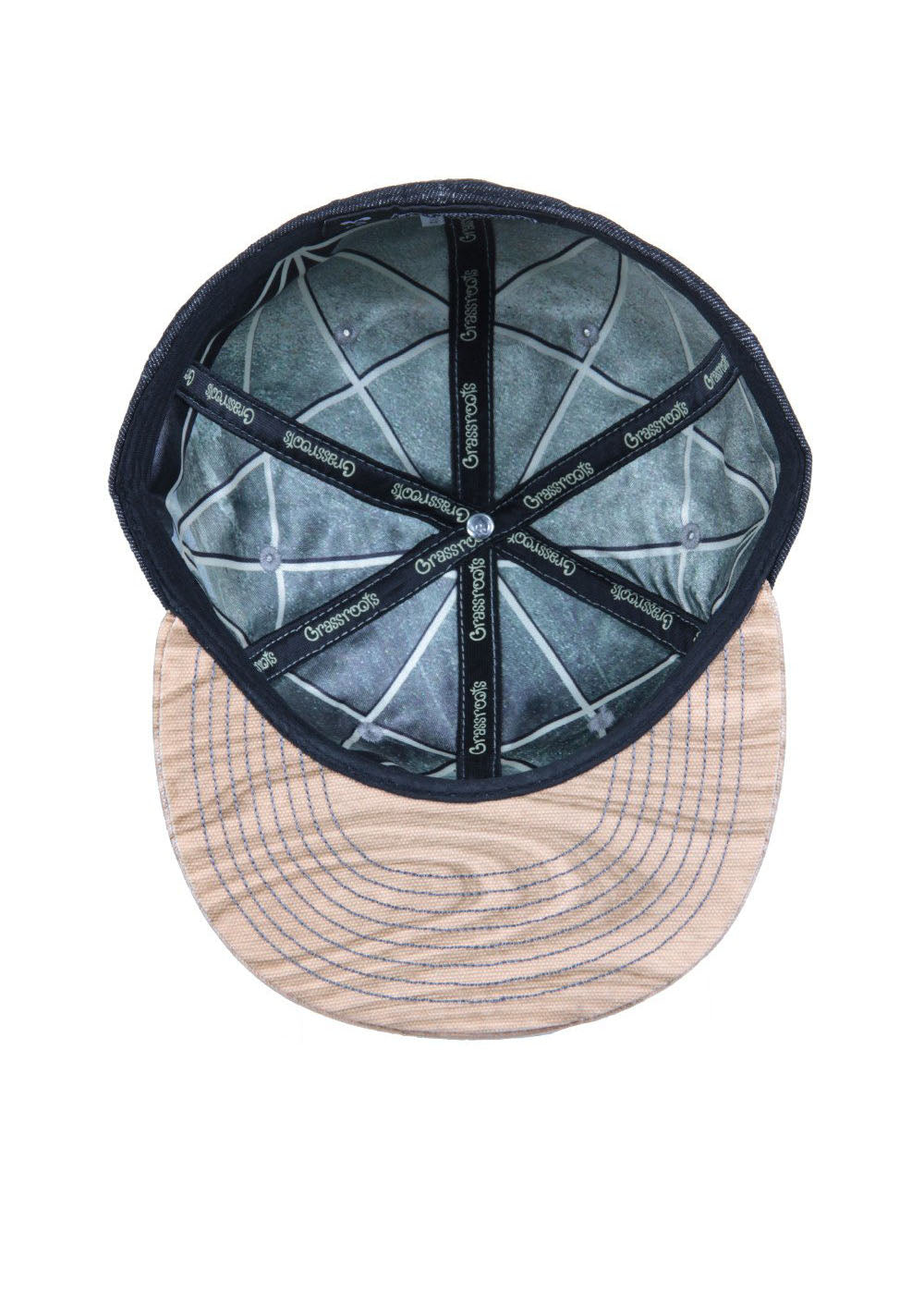 Grassroots Skateboard Bear Grip Tape Wingtip Fitted Hat