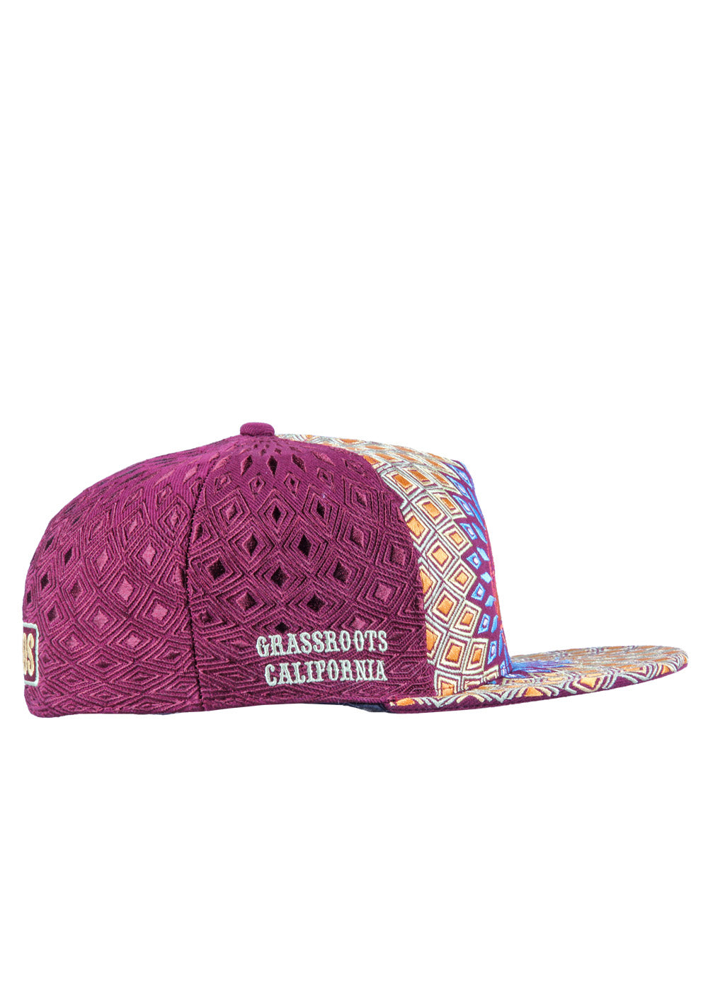 Grassroots San Pedro Del Sol Burgundy Fitted Hat