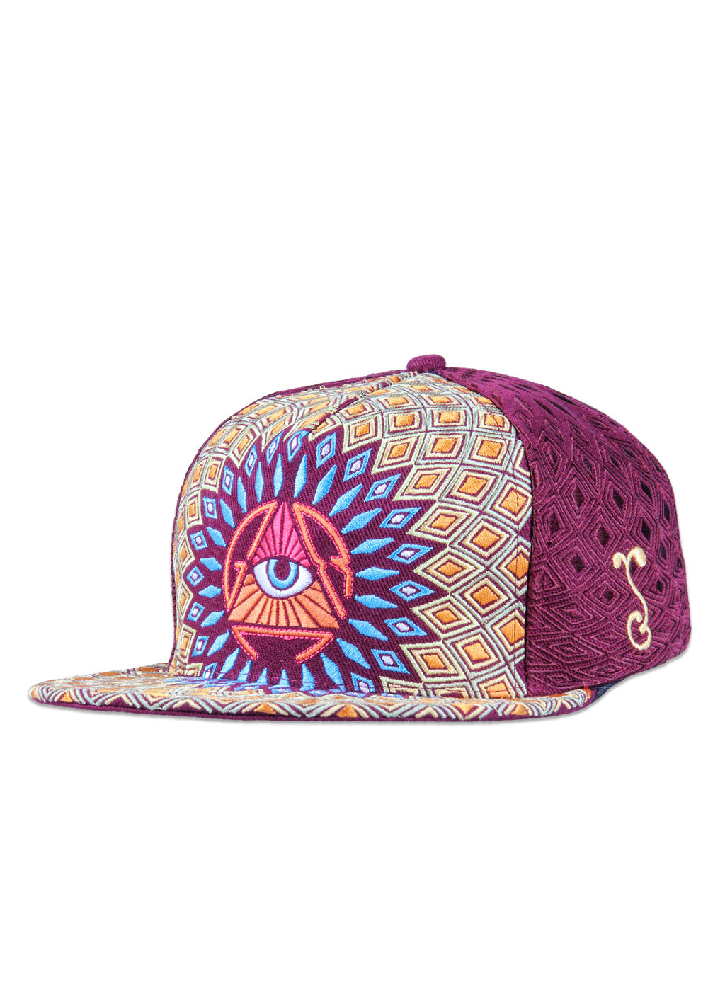 Grassroots San Pedro Del Sol Burgundy Fitted Hat