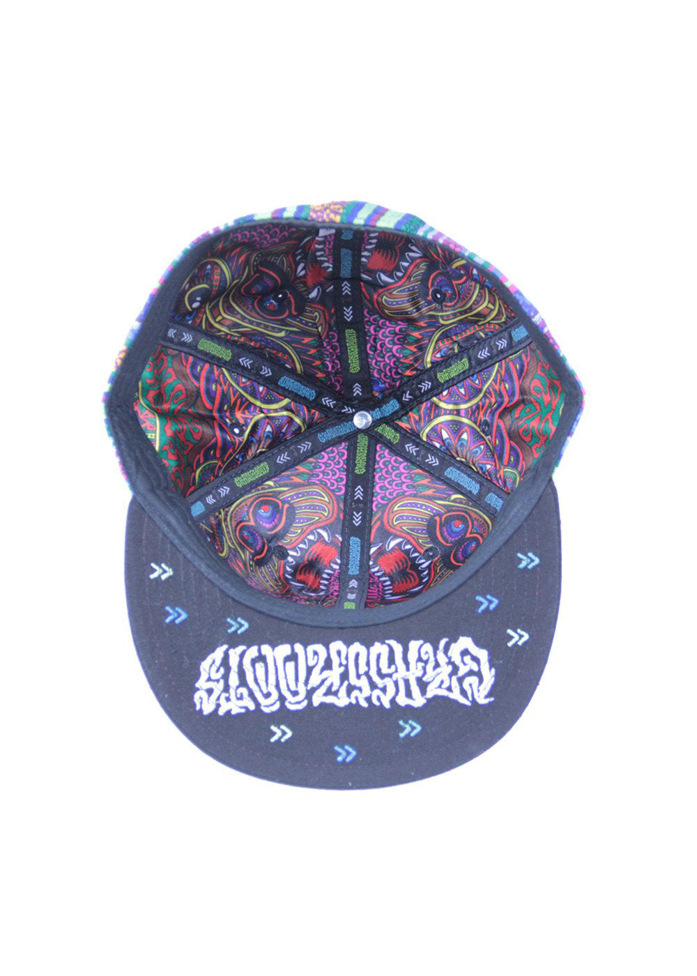 Grassroots Chris Dyer Bear Blue Fitted Hat