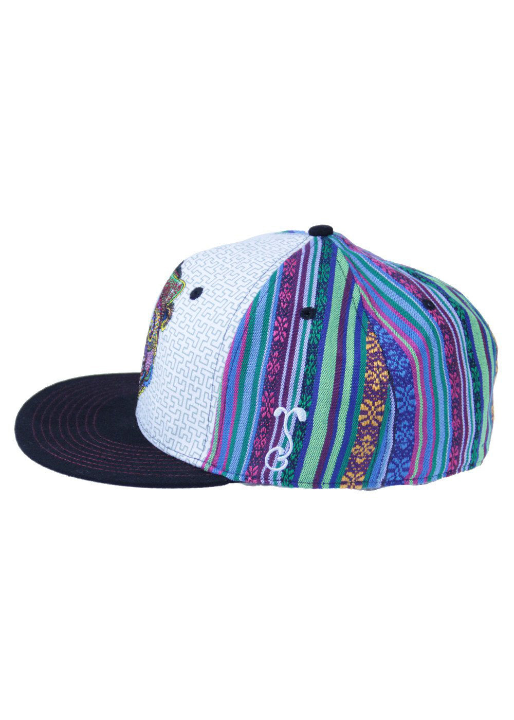 Grassroots Chris Dyer Bear Blue Fitted Hat