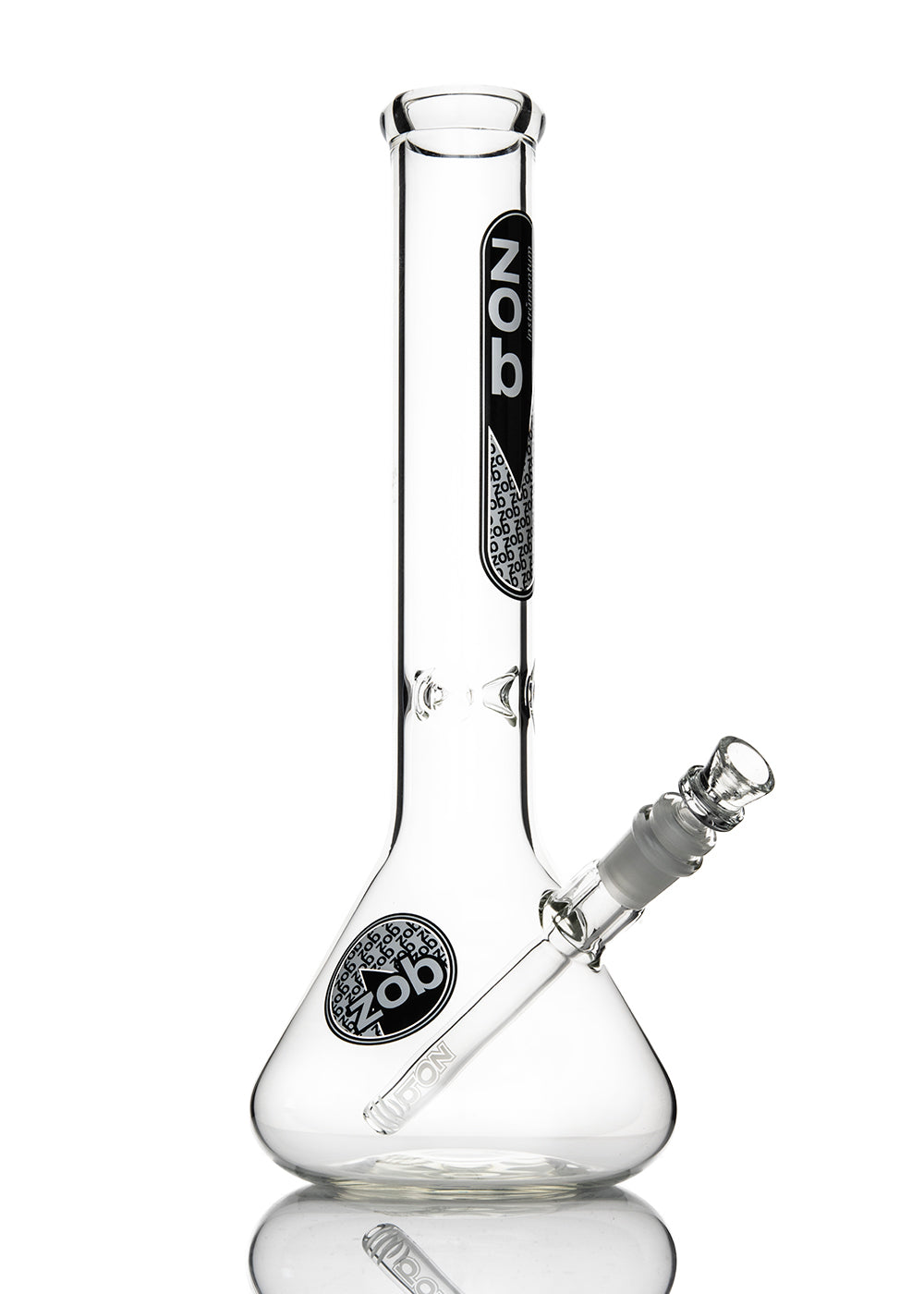 ZOB 14" Beaker with Black and White Pill Logo Tube