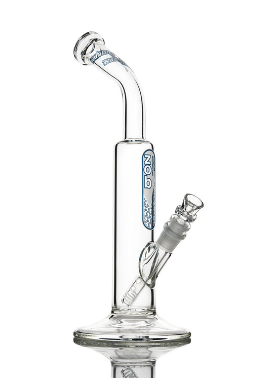 ZOB Wubbler Straight with Blue and White Pill and Wubbler Logos Tube